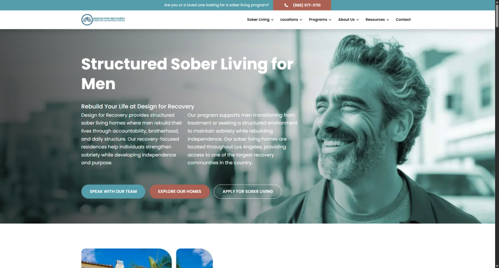 sober living in los angeles design for recovery sober living homes