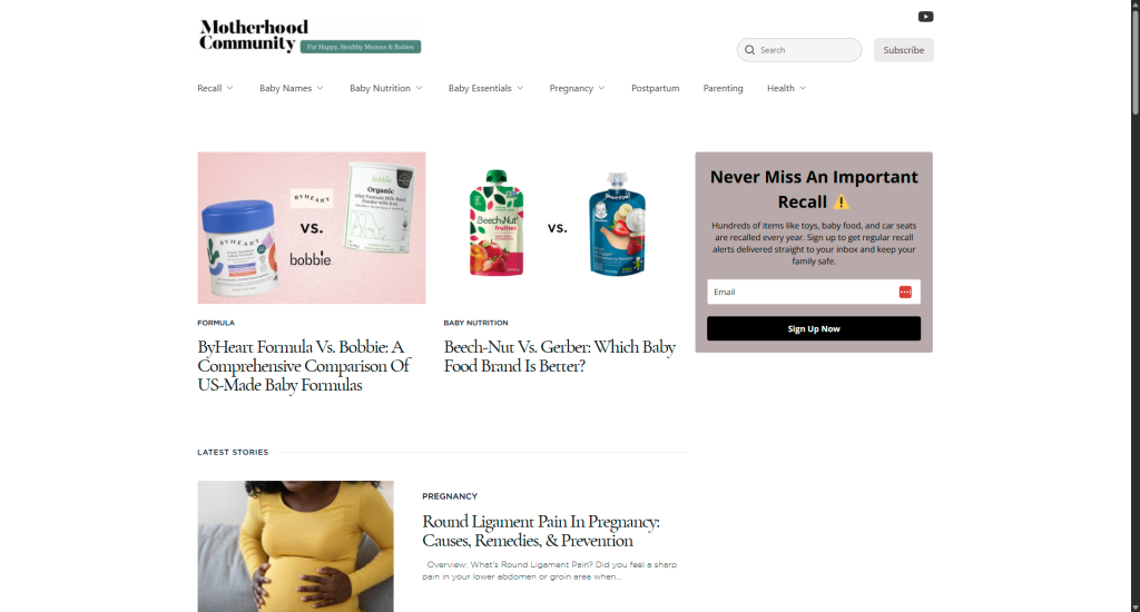 the place for happy healthy mamas babies